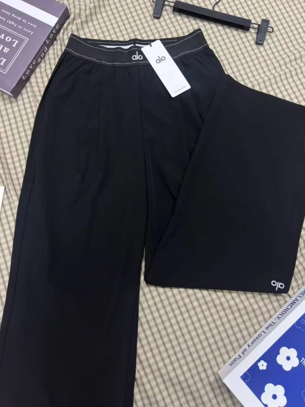 ALO Yoga🛶NWT Suit Up Trouser Black 30